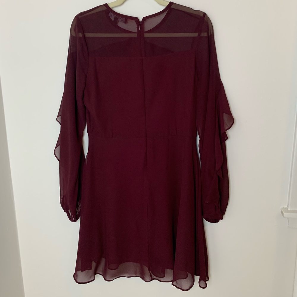 Lulus burgundy dress